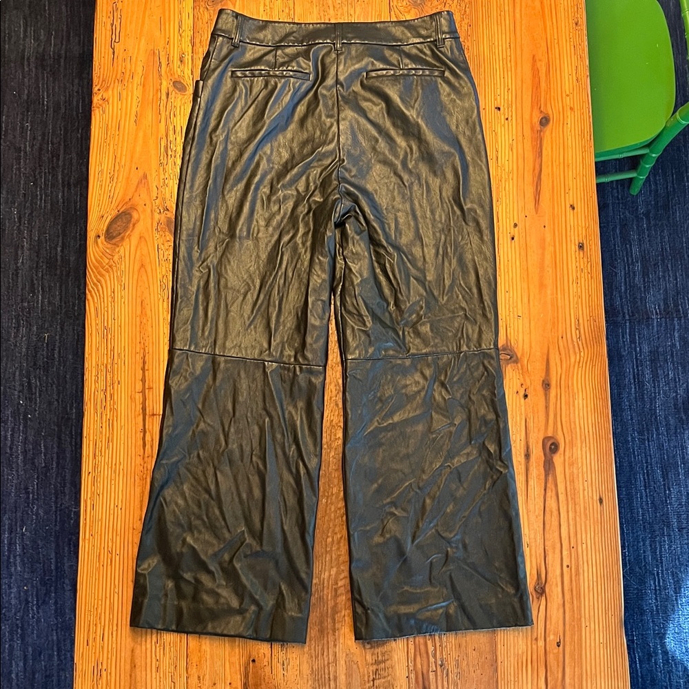 Derek Lam Straight Leg Leather Pants - Picture 14 of 14